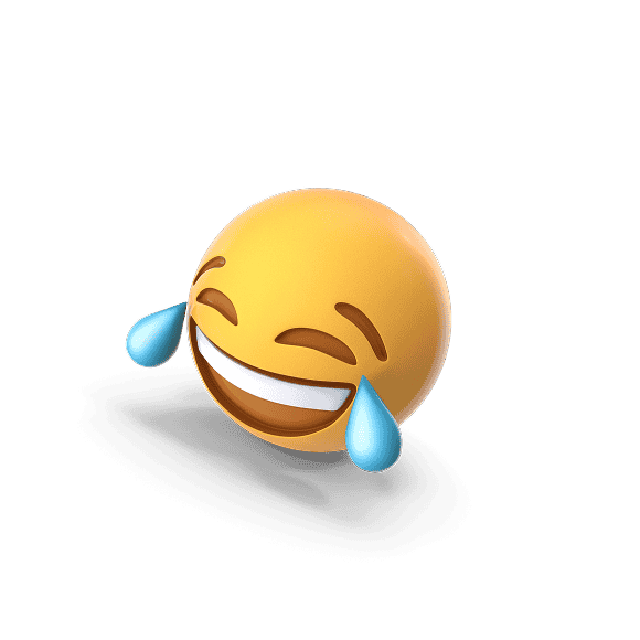 Laughing emoji